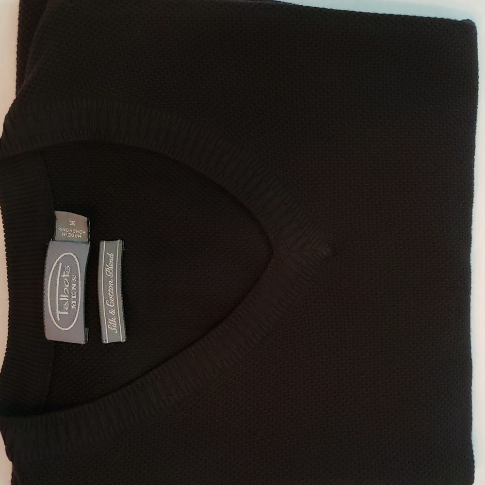 Talbots | Men's Pull-Over Silk and Cotton Vest Sz M